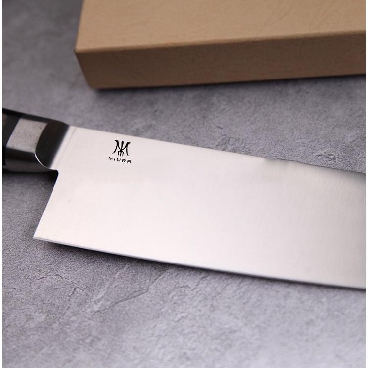 Hình ảnh Dao bếp cao cấp Miura Basic Santoku - Dao thái đa năng Nhật Bản 2023, không gỉ