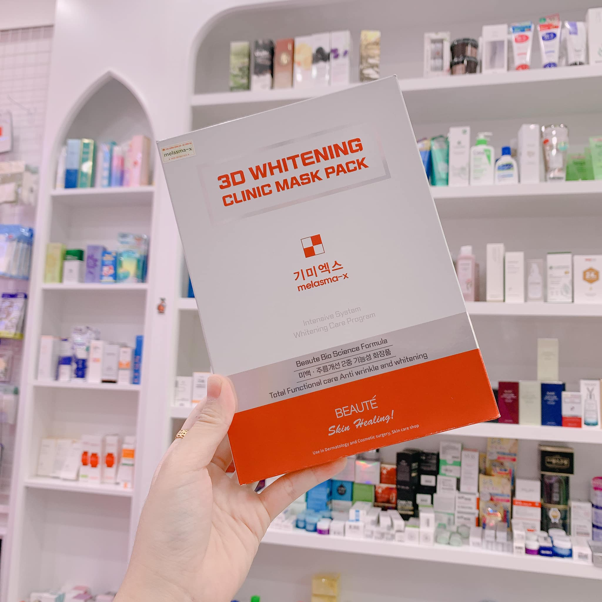 MẶT NẠ TRẮNG DA, CHỐNG NHĂN Melasma_X 3D WHITENING CLINIC MASK PACK