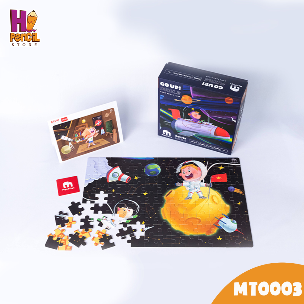 Đồ Chơi Xếp Hình Du Hành Vũ Trụ MyndToys Go up Puzzle - Level 5 - Luna Adventure