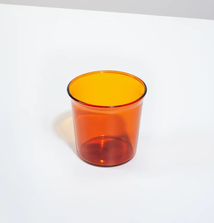 Cốc Uống Nước Thủy Tinh Kinto Cast Amber Glass