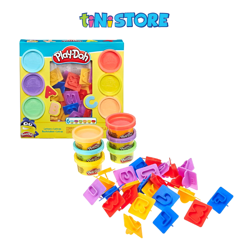 Bộ đồ chơi đất nặn kèm khuôn chữ cái Play-Doh