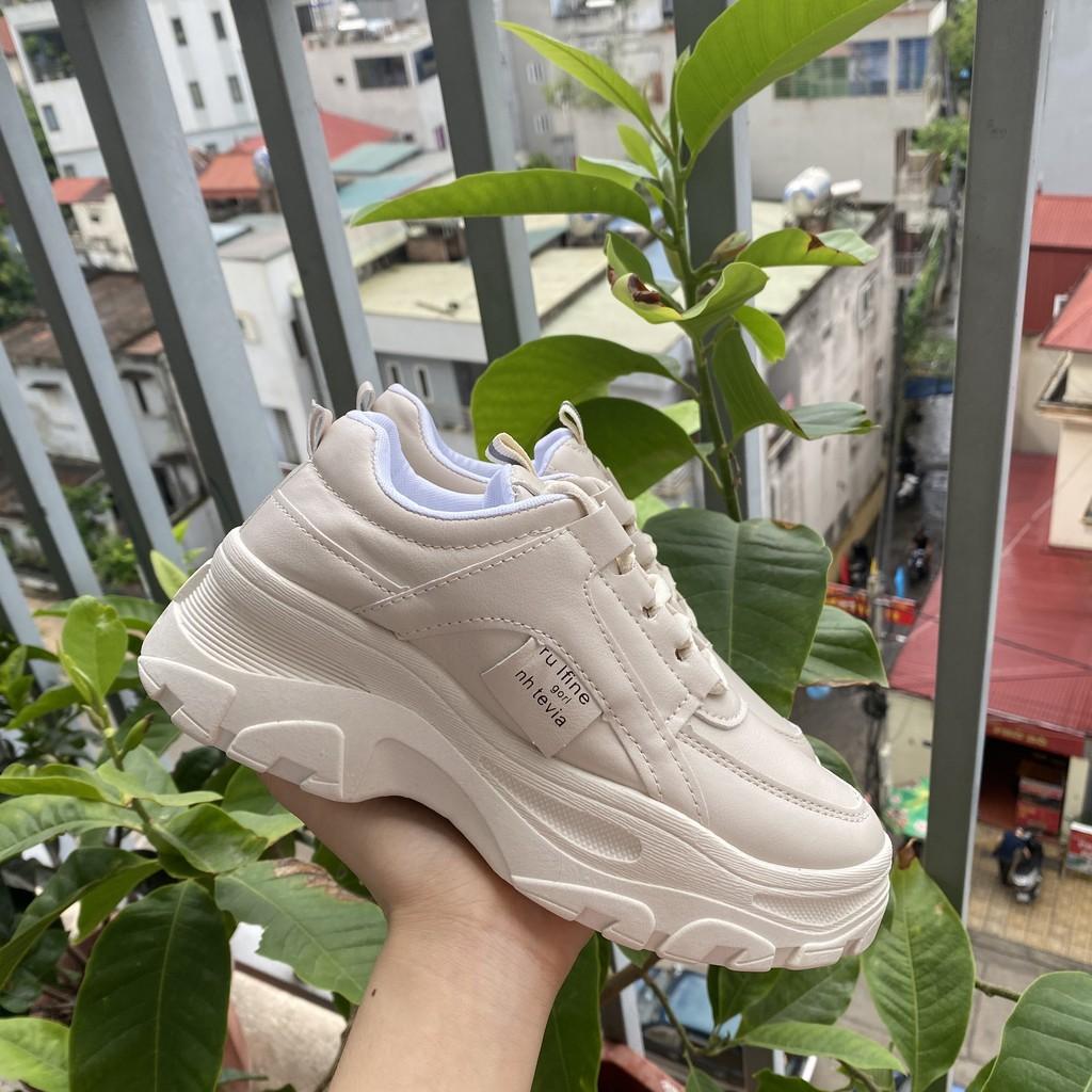 Giày sneakers nữ Rong Ye kiểu hàn quốc siêu Hot , mới nhất 2020 HAPU ( 2 màu )