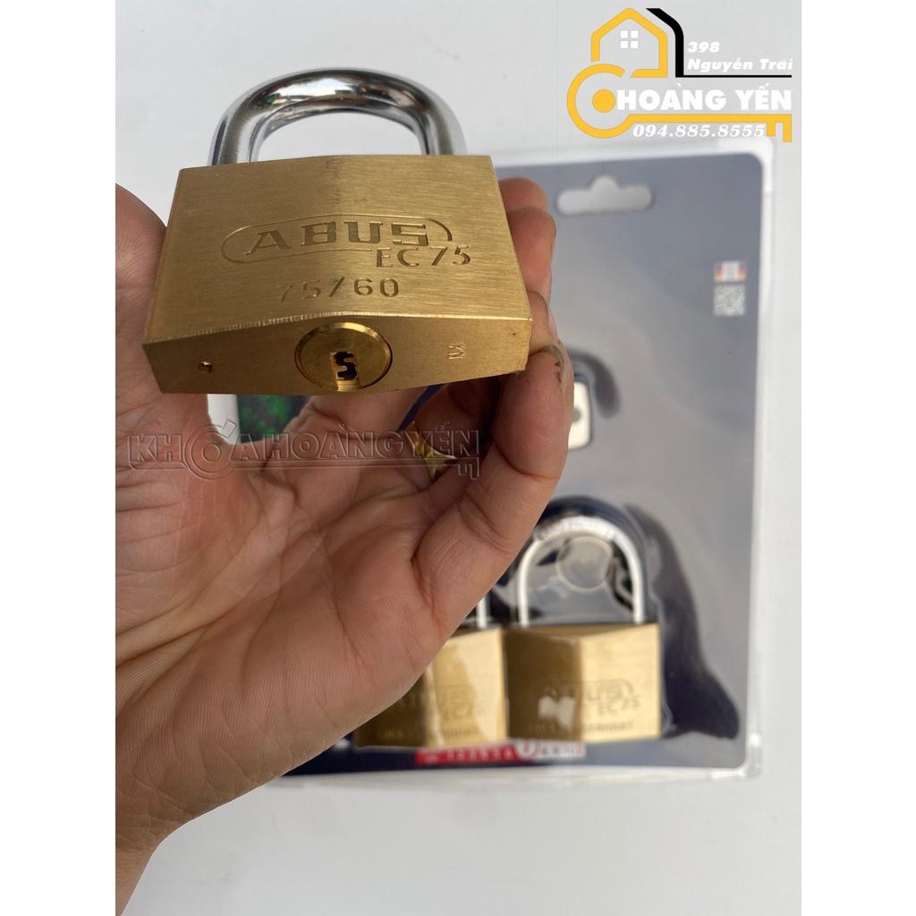 Khóa Abus 75/60mm, Bộ 5 ổ khóa mở cùng 1 chìa Masterkey Abus 75/60 MK5