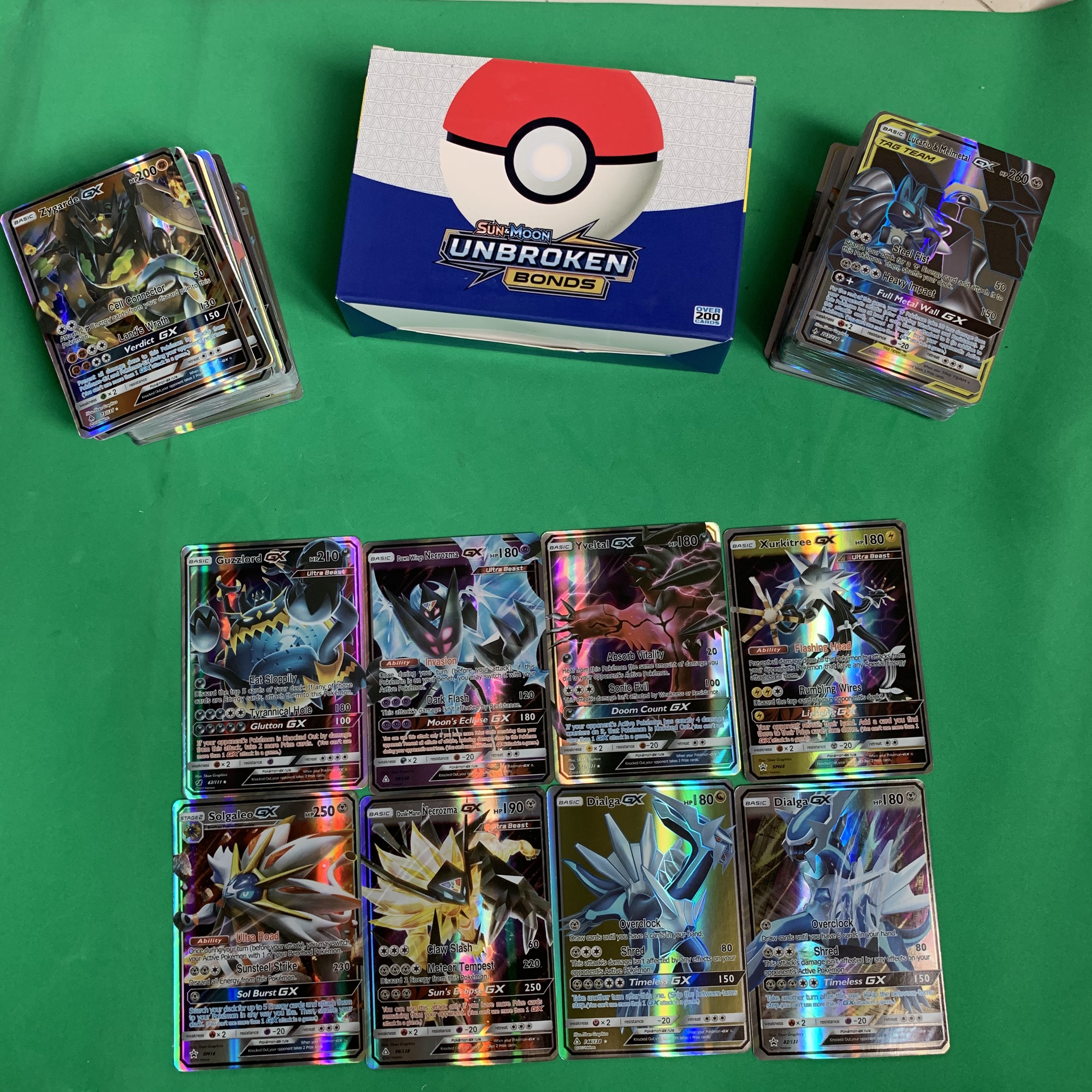 Bộ Thẻ Bài Pokemon 200 Thẻ (132Gx+62Tagteam+6Trainer) Chơi Đối Kháng New Đẹp