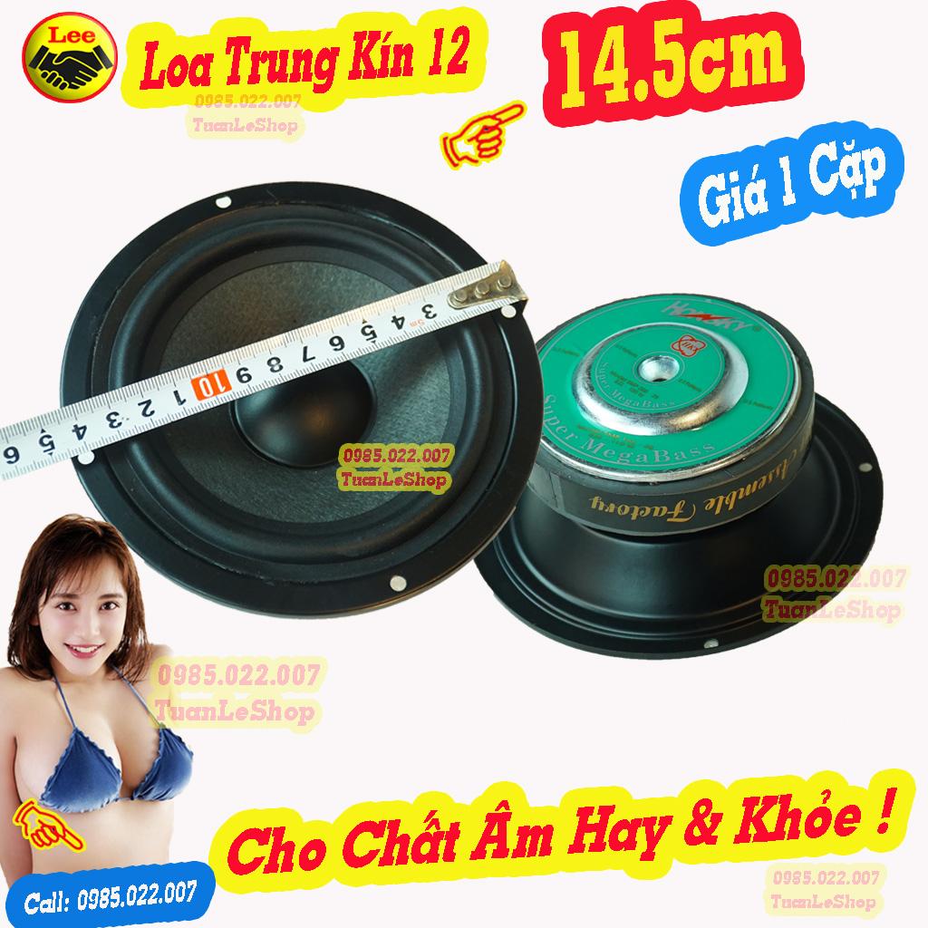 Loa Trung 14cm Hồng Kỳ, Loa Mid 14cm- Hay Loa Trung Kín 12 – Giá 02 Loa Mid 12 Màng Xám