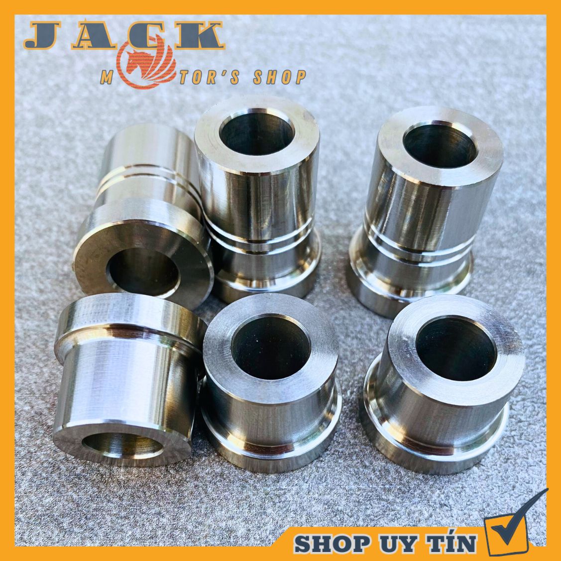 Bộ cục canh bánh trước xe Vario Airblade inox 304 nguyên khối CNC không cần gỡ roong