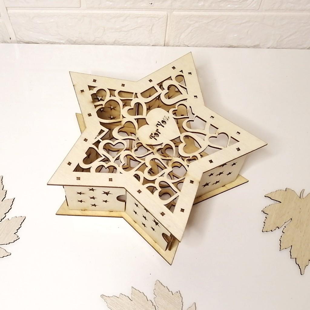 Đèn gỗ , đèn trang trí, đèn thả trần, đèn decor phòng ngủ ngôi sao cao cấp - giá rẻ LP0771