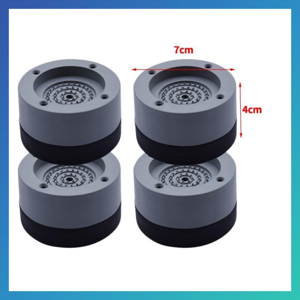 Chân máy giặt 4 miếng cao su cao cấp chống ồn chống rung