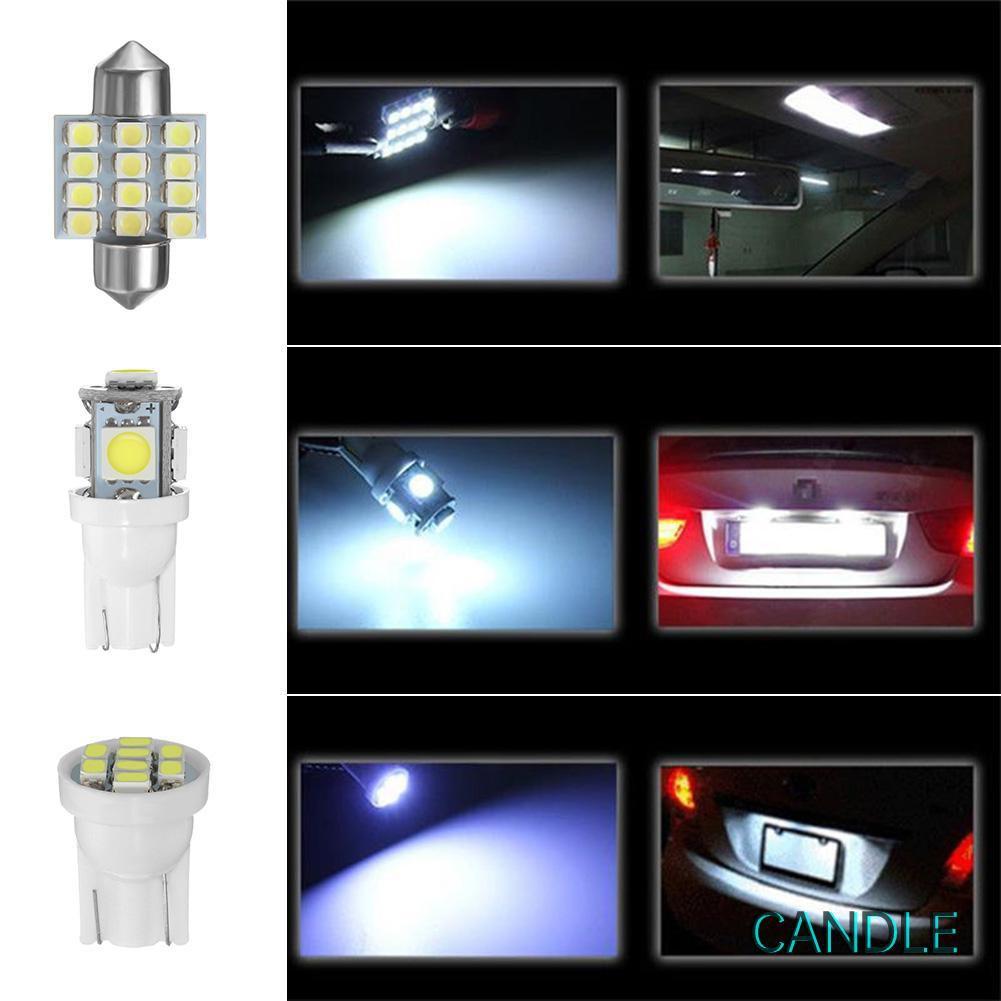 Set 13 Bóng Đèn Led Cho Nội Thất Xe Ô Tô