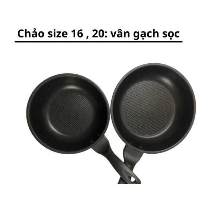 Chảo chống dính bếp từ Fivestar 3 đáy cao cấp 16cm - 28cm - Hàng nhập khẩu