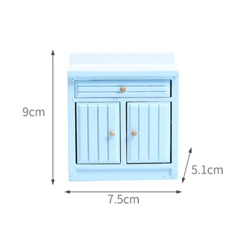 Dollhouse Miniature Kitchen Furniture BJD Doll Tiny Model DIY Decor Ornament