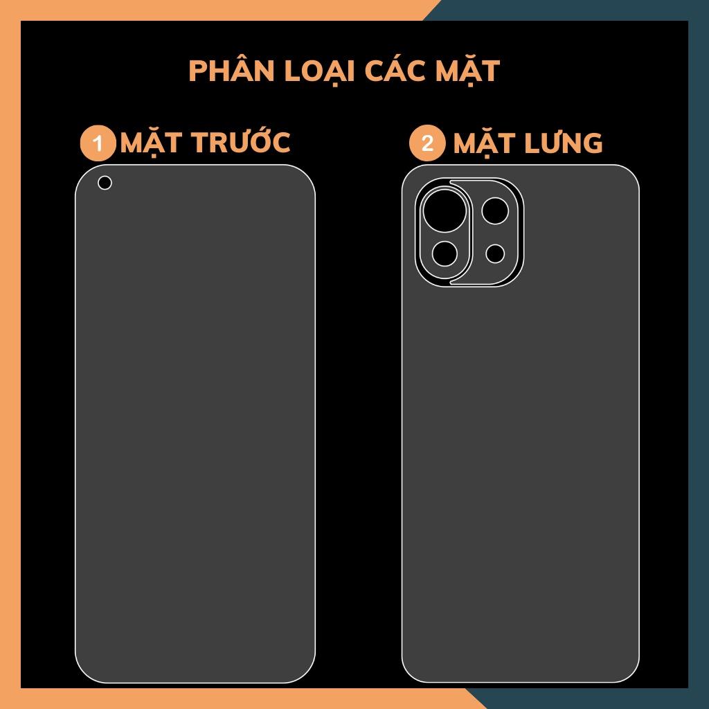 Dán dẻo PPF Mi 11 Lite 5G NE trong suốt hoặc nhám , chống trầy xướt, giữ nguyên vẻ đẹp ban đầu