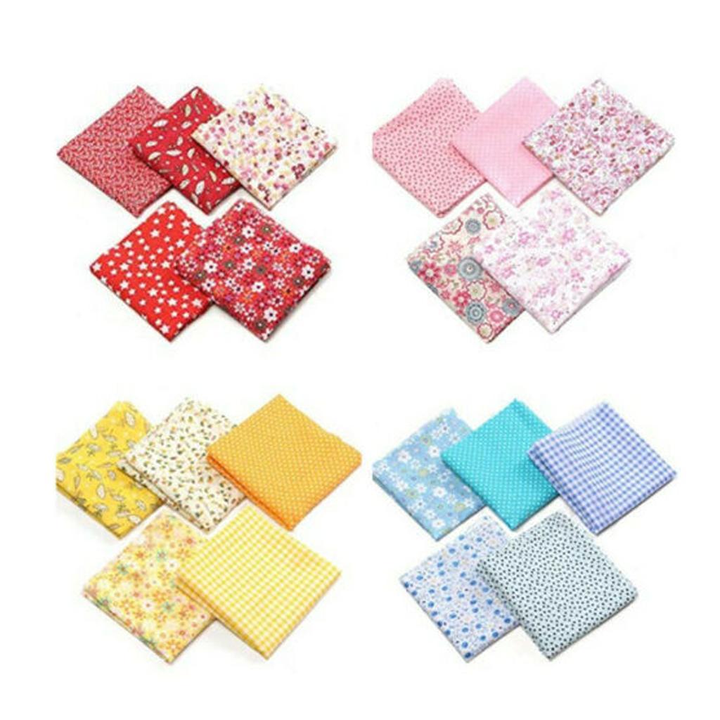 Cotton Fabric Stitching Patchwork Baby Doll Fabric Quilt Fabric 50x50cm Red