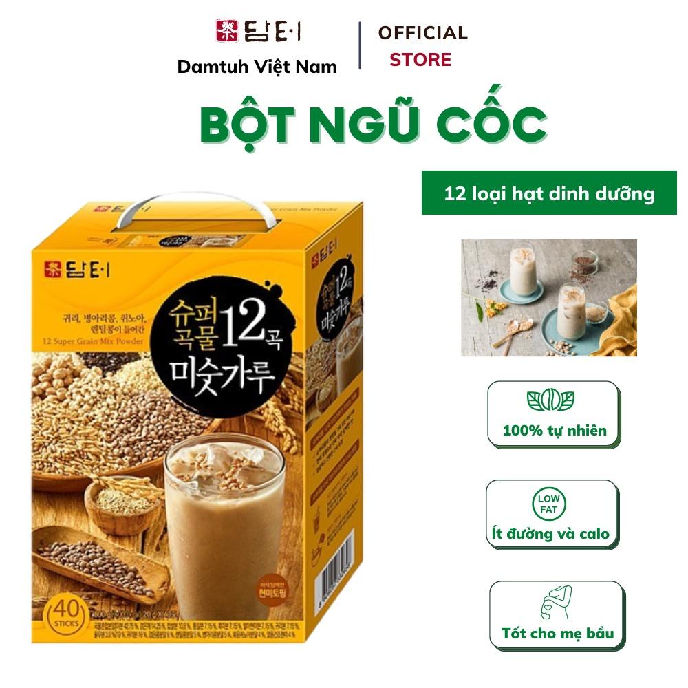 Ngũ Cốc 12 Loại Hạt Damtuh Hàn Quốc - Hộp 40 Gói