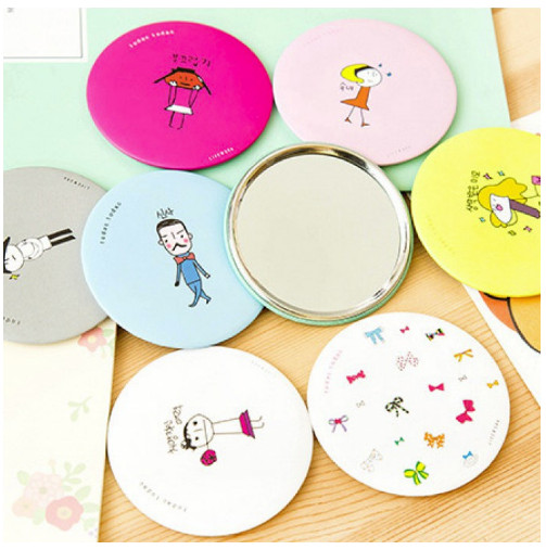 Combo 5 Gương mini bỏ túi siêu cute , nhỏ gọn xinh xắn thích hợp cho các bạn nữ có thể mang theo khắp mọi nơi GD222-GuongMN
