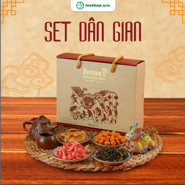 Set Quà Tết Dân Gian - Đặc Sản Ngon Lành - FoodMap - BST Tết Giáp Thìn 2024
