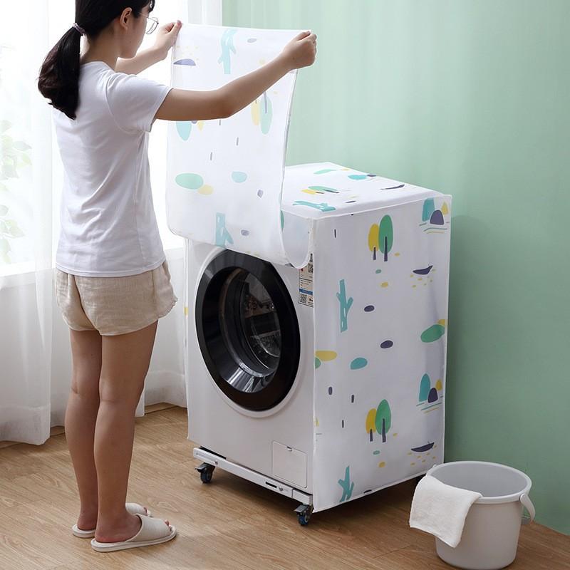 Vỏ bọc máy giặt chống bụi chống thấm cửa ngang chất liệu PEVA cao cấp