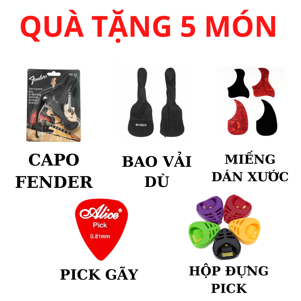 Đàn Guitar Classic AL 39 + Tặng Kèm Bộ Phụ Kiện 3 Món