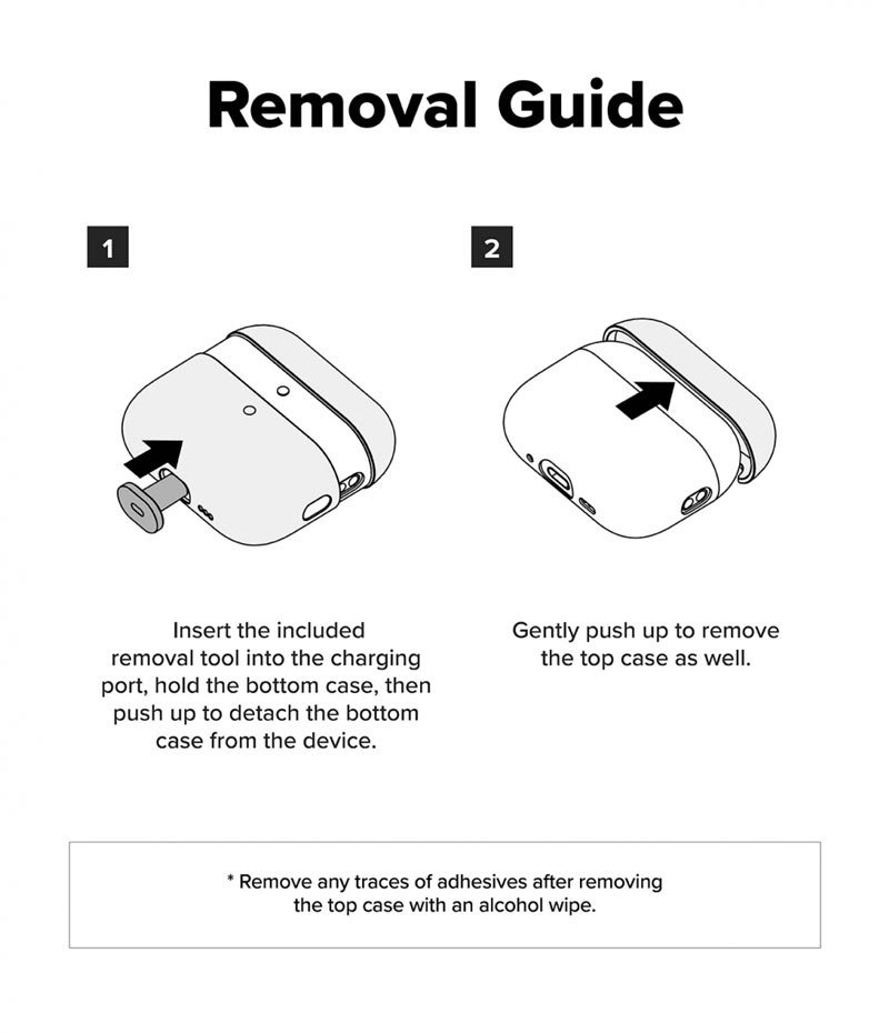 Vỏ ốp cho AirPods Pro 3 RINGKE Silicone - Hàng Chính Hãng