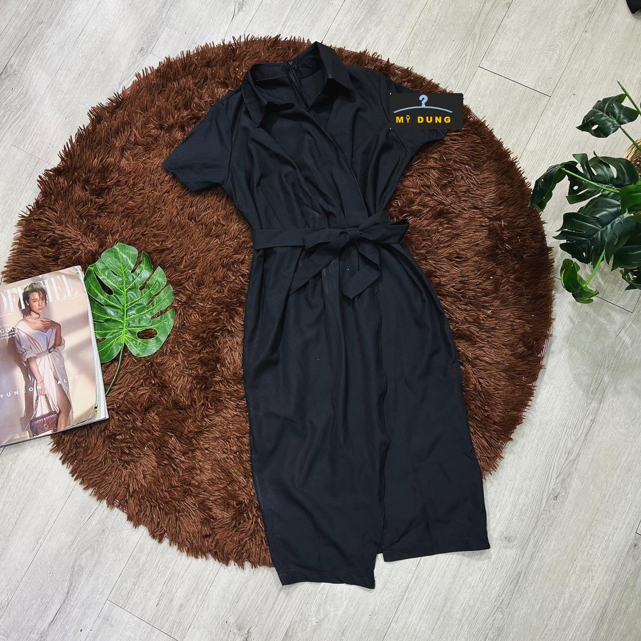 ĐẦM BODY CỔ V XẾP LY+ BELT- ĐƠN GIÃN, NHẸ NHÀNG, SANG TRỌNG