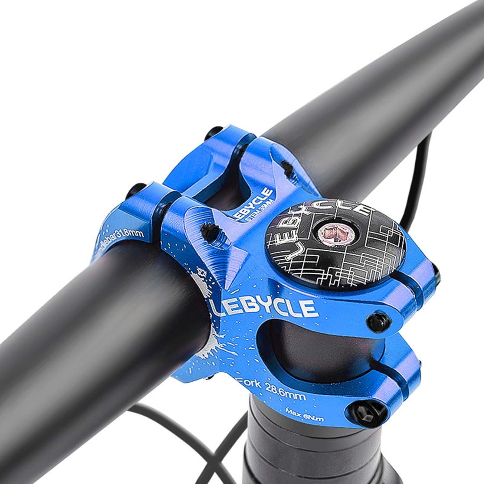 Bike Short  Road  28.6mm 1-1/8 31.8mm Handlebar Stem Blue