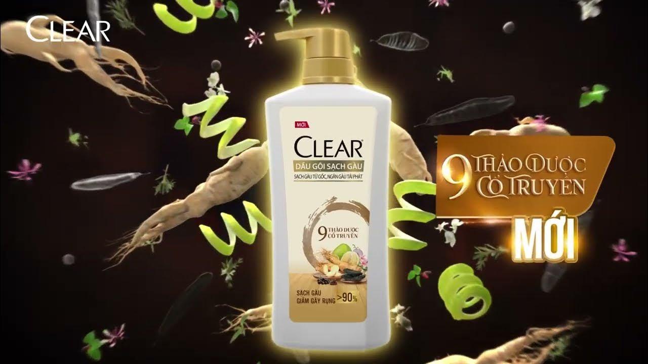 Dầu Gội Sạch Gàu Clear 9 Thảo Dược Cổ Truyền 630g