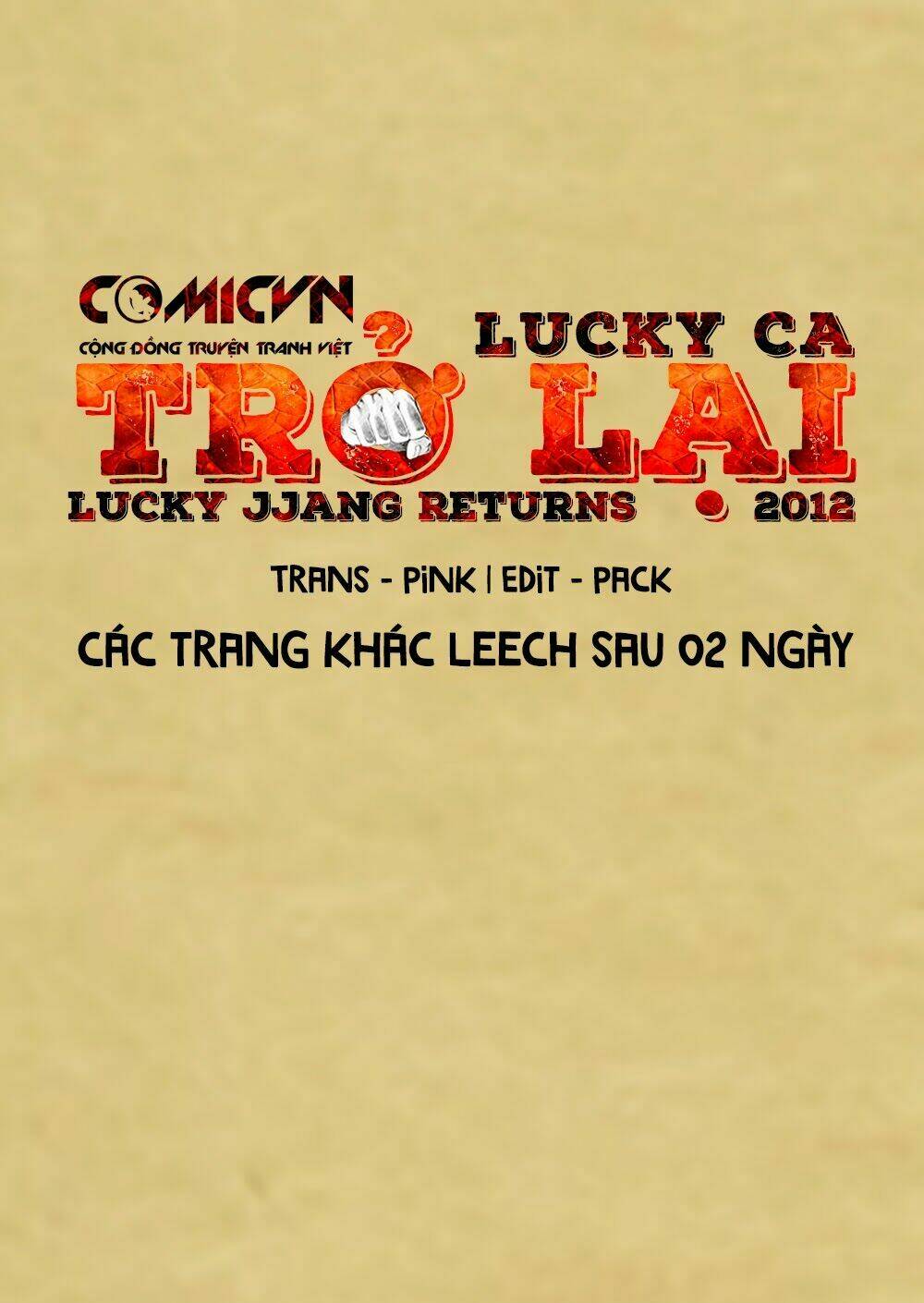 lucky ca trở lại - lucky jjang returns 2012 chapter 19 2