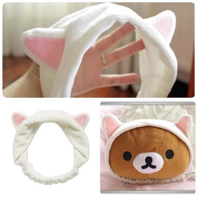 Băng đô tai mèo xinh - Phụ kiện tóc băng đô turban tai mèo Hàn Quốc