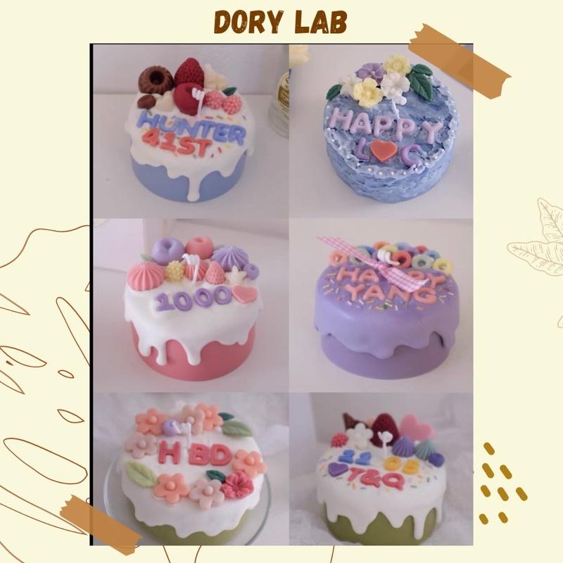 Nến Thơm Bánh Sinh Nhật Thiết Kế Theo Yêu Cầu, Quà Tặng Ý Nghĩa, Độc Đáo - Dory Lab