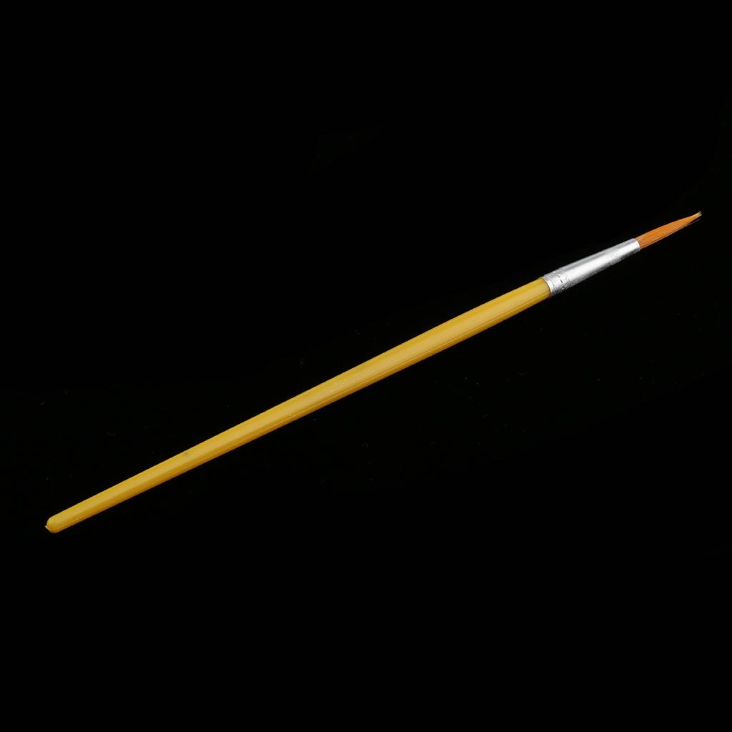 6 Pieces Professional Detail Paint Brush Set Brushes For Art Painting Acrylic