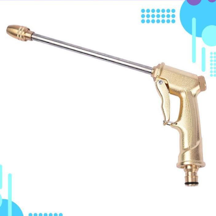 Bộ dây vòi xịt nước rửa xe, tưới cây . tăng áp 3 lần, loại 7m, 10m 206701-3 đầu đồng,cút,nối đen+ tặng móc khoá