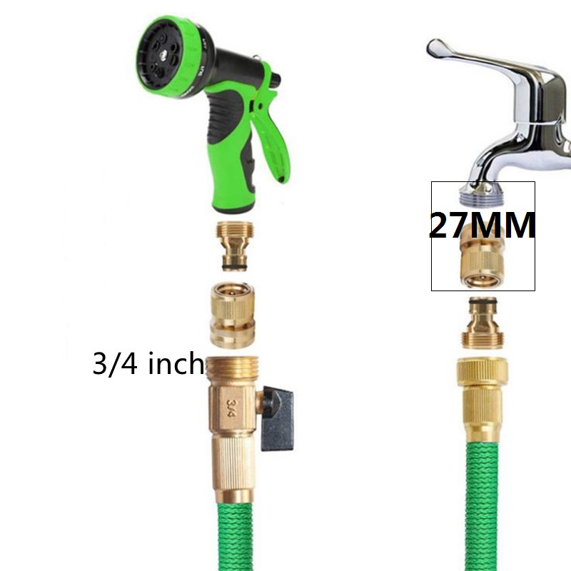 Đầu Nối Nhanh Ống Nước 3/4inch(27MM Ren trong)