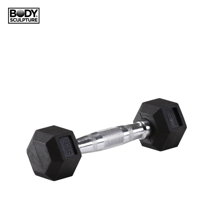 Tạ tập gym lục giác 2kg unisex Body Sculpture - BW-460-2KG