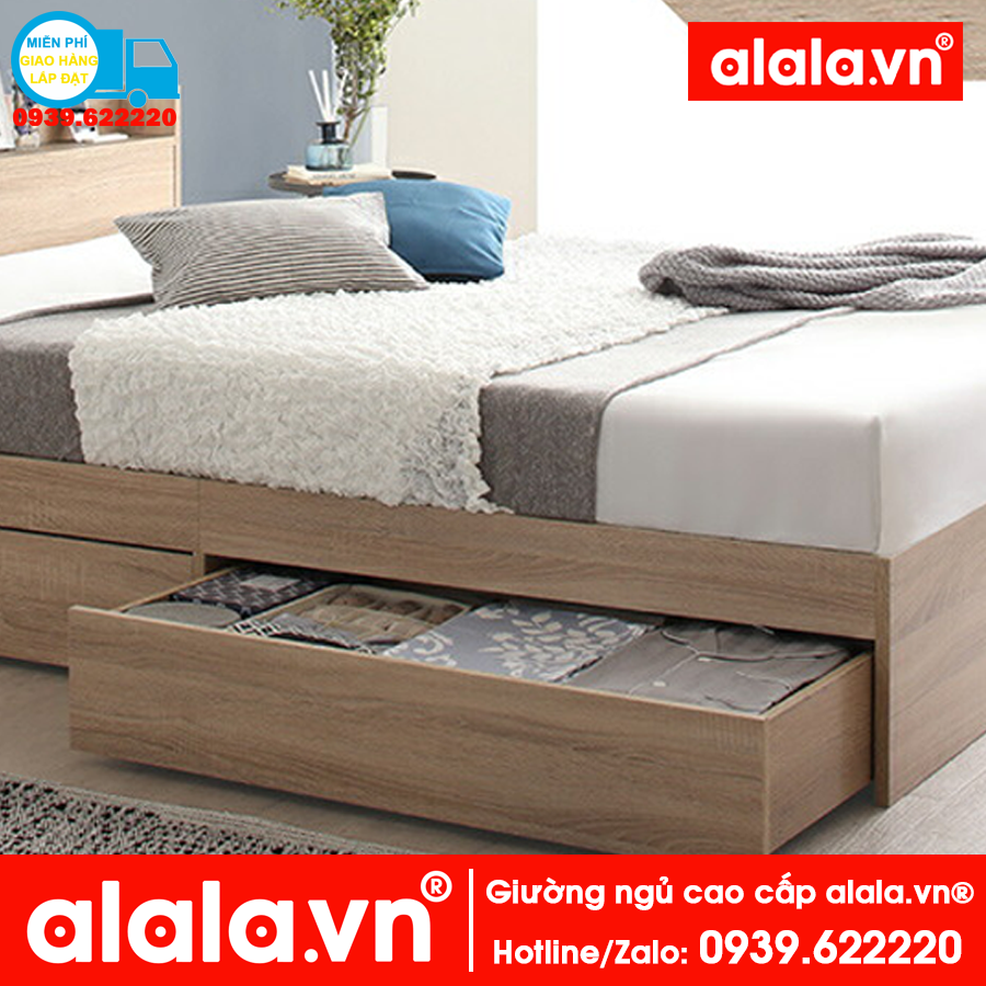 Giường ngủ ALALA 1m6 x 2m cao cấp - Thương hiệu alala.vn - ALALA37