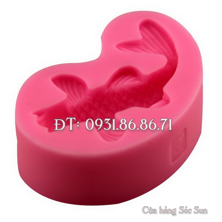 Khuôn silicon cá chép Koi Nhật Bản - Mã số 1304
