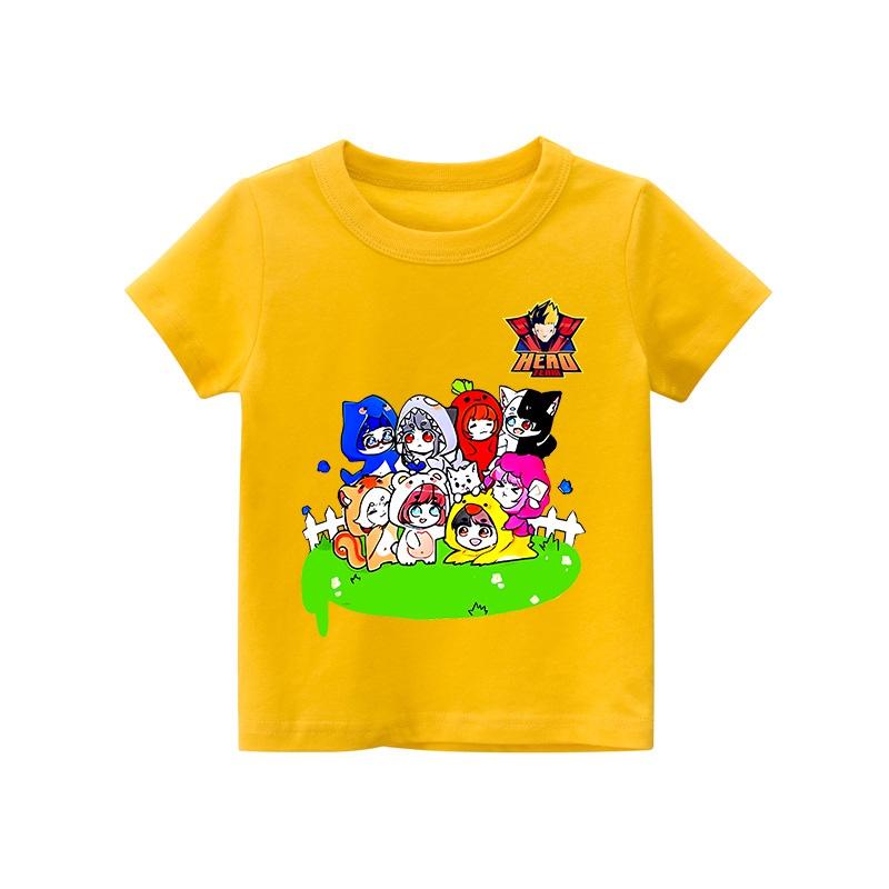 Áo thun trẻ em HERO TEAM 6 , 8 màu áo, đầy đủ size có big size, MÀU KHÁC NHẮN TIN SHOP