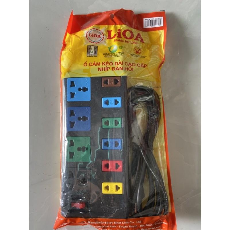 Ổ Cắm Điện LIOA 10 ổ dây 3m(4D6S32) & 5m (4D6S52)