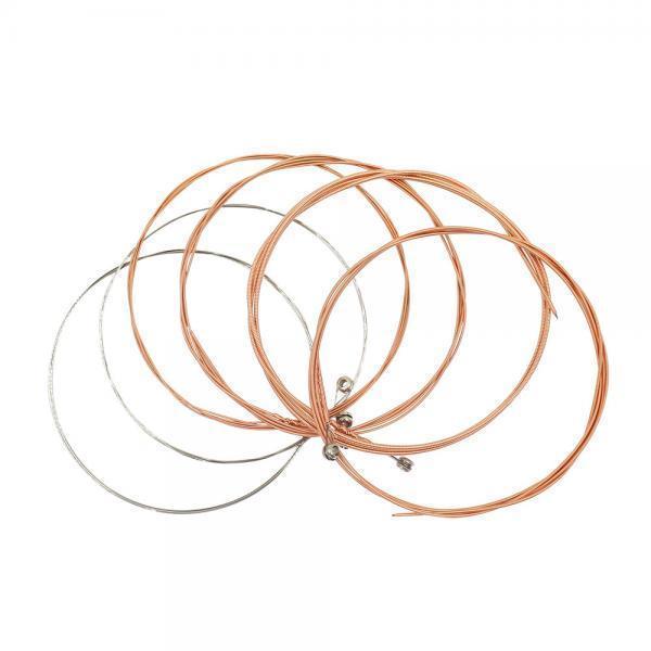 2X Portable 6 Pieces Replacement Guitar Strings Set for Acoustic Guitar Parts