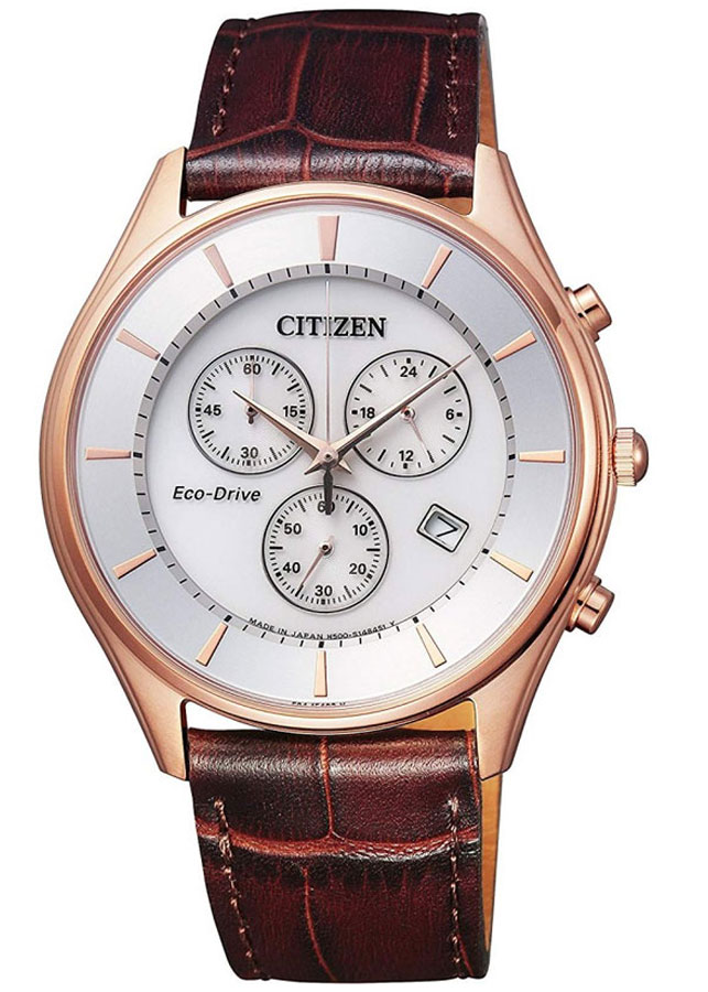 Đồng Hồ Nam Citizen Dây Da AT2362-02A - Mặt Trắng (Sapphire)