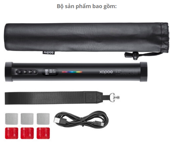 Đèn Led Tube Light Godox TL30 RGB Hàng Chính Hãng