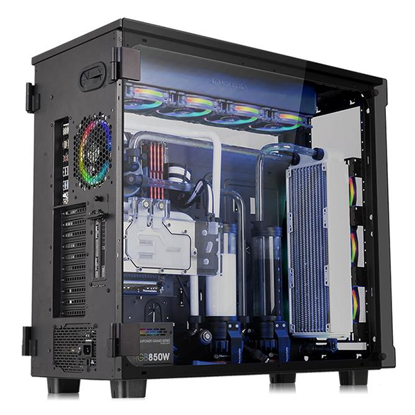 Vỏ Case Máy Tính Thermaltake View 91 Tempered Glass RGB Edition CA-1I9-00F1WN-00 E-ATX - Hàng Chính Hãng