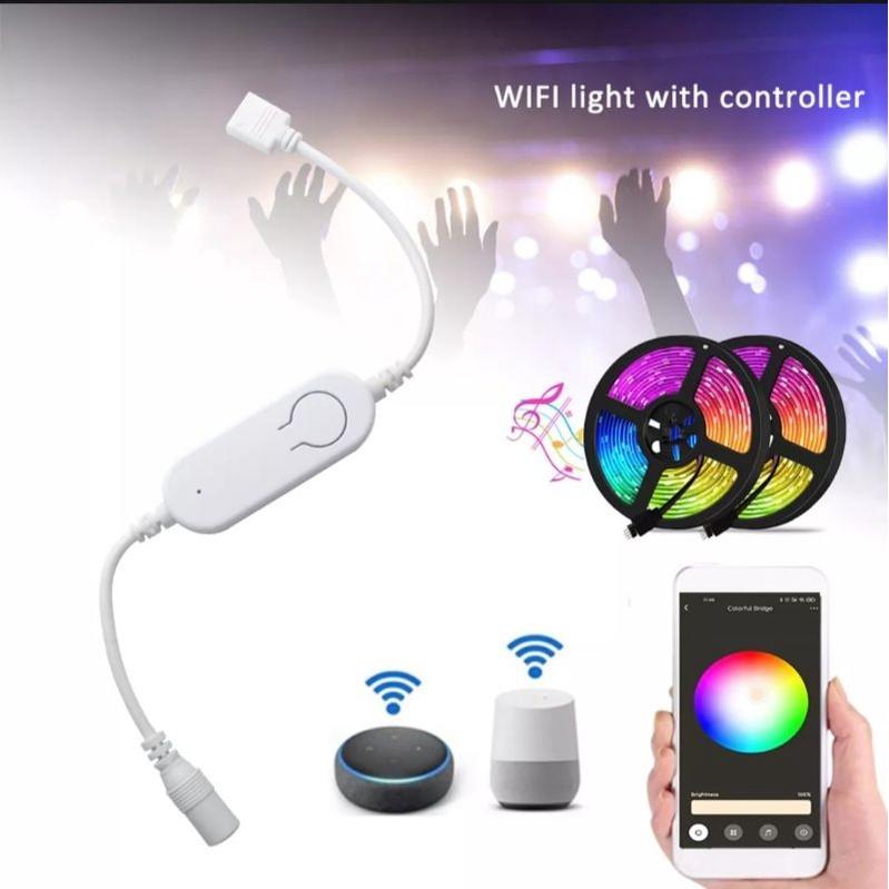 Điều khiển Led 12V RGB WiFi Tuya Smart Life 4 chân. Làm việc với Google Home&amp; Amazon Alexa