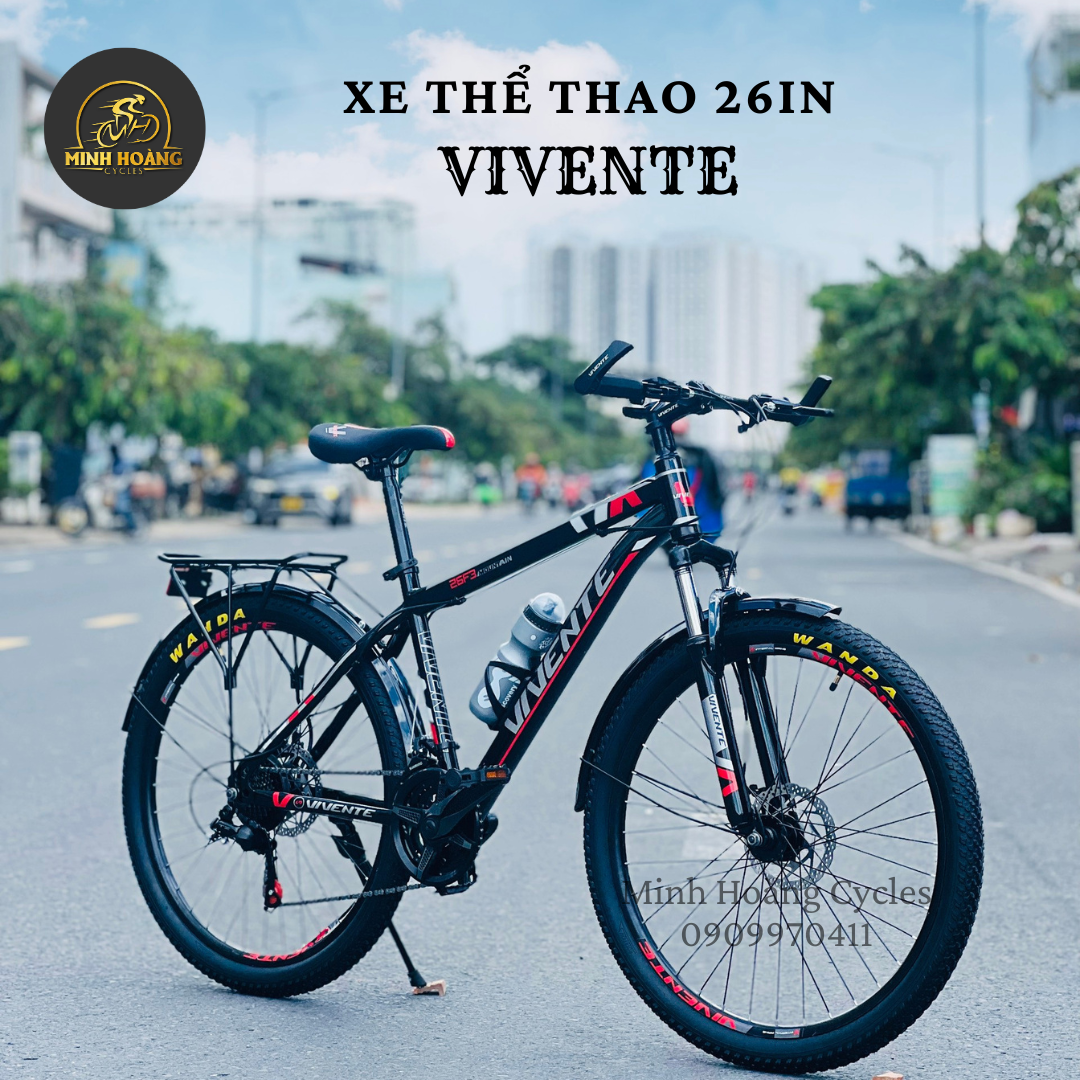 XE ĐẠP THỂ THAO FUHACHI VIVENTE 26 INCH - NHẬP KHẨU ĐÀI LOAN