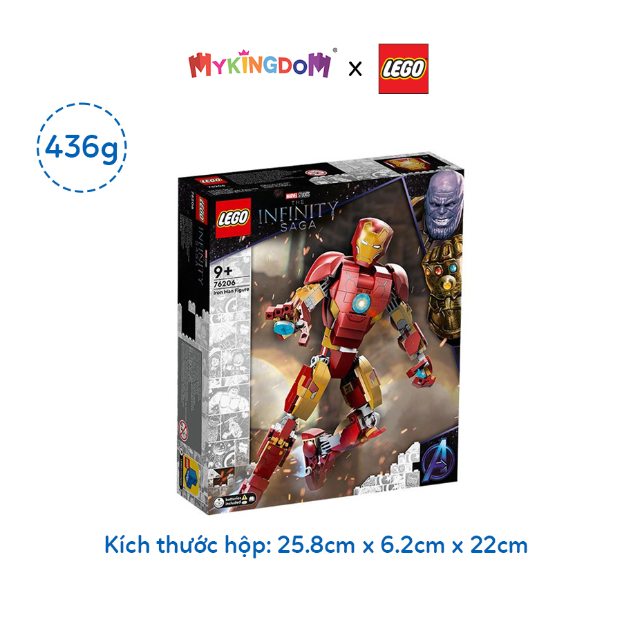 Đồ Chơi LEGO Mô Hình Người Sắt 76206 (381 chi tiết)