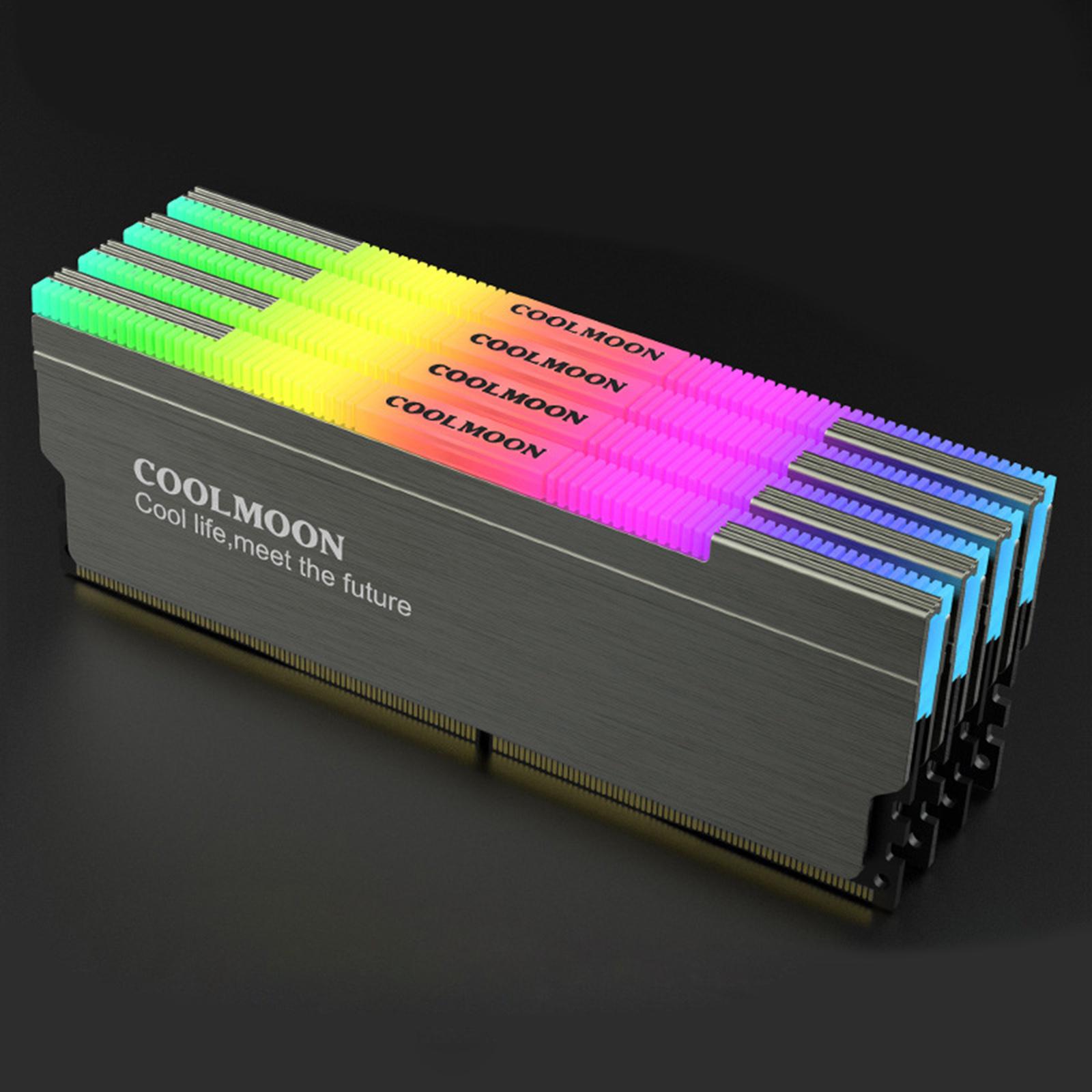 Aluminum Alloy DDR Memory RAM Cooler Radiator for DDR2 DDR3 DDR4DIY PC
