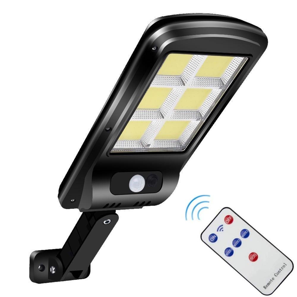 Đèn năng lượng mặt trời liền thể 120 LED COB siêu sáng (cảm biến chuyển động, cảm biến ánh sáng