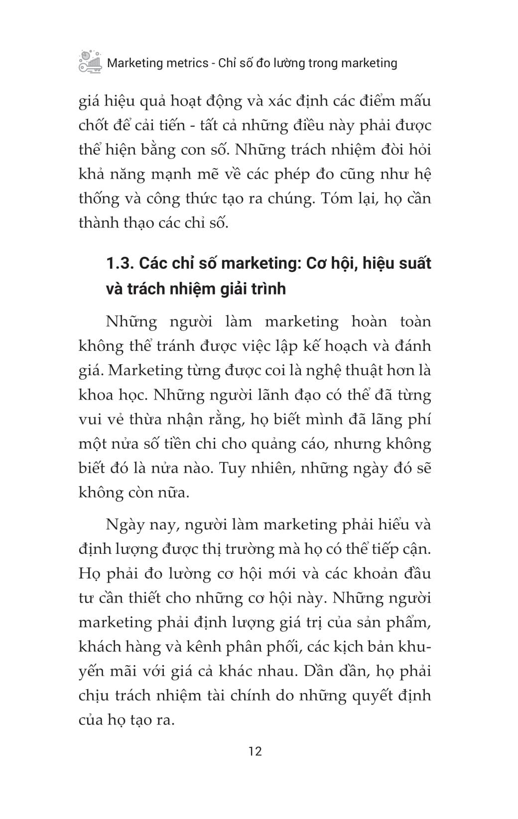 Sách - Marketing Metrics - Chỉ Số Đo Lường Trong Marketing
