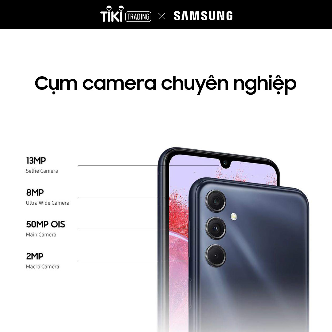 Điện thoại Samsung Galaxy M34 5G - Hàng chính hãng