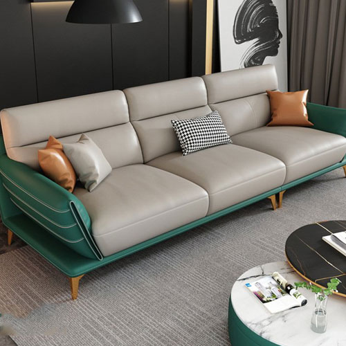 Sofa Băng Da Phối Màu Cho Phòng Khách Thêm Rạng Rỡ DP-SB50