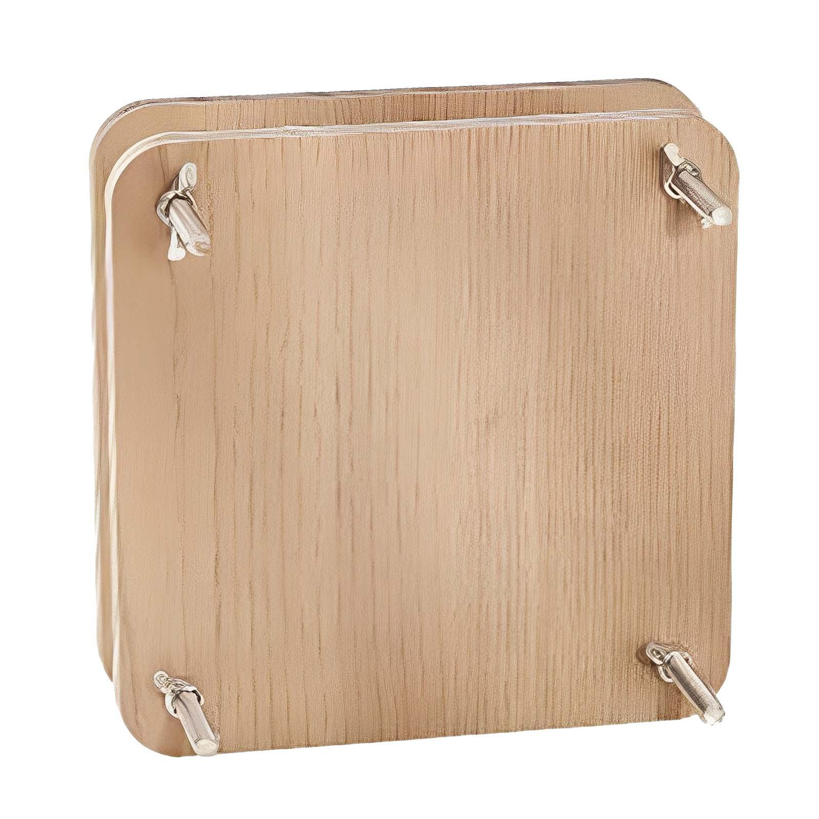 Large Set, 6 Layers 5.9x5.9inches DIY Wooden Flower Leaf Flower Pressing Tool for Adults